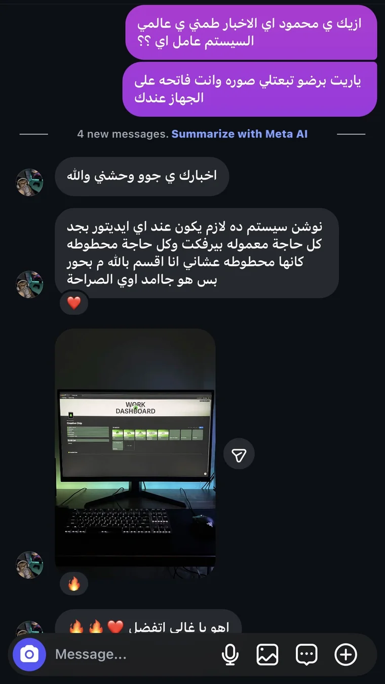 رأي محمود في السيستم